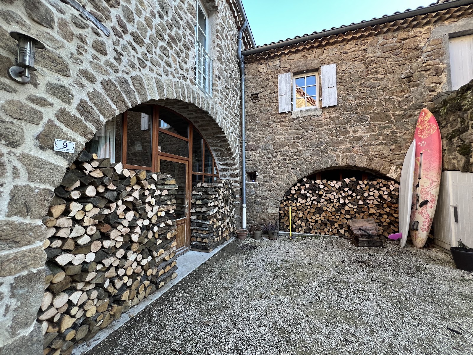 Notre atelier avant l'hiver