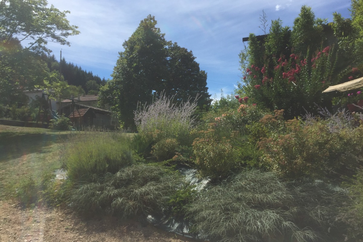 vue sur l'aire de jeux