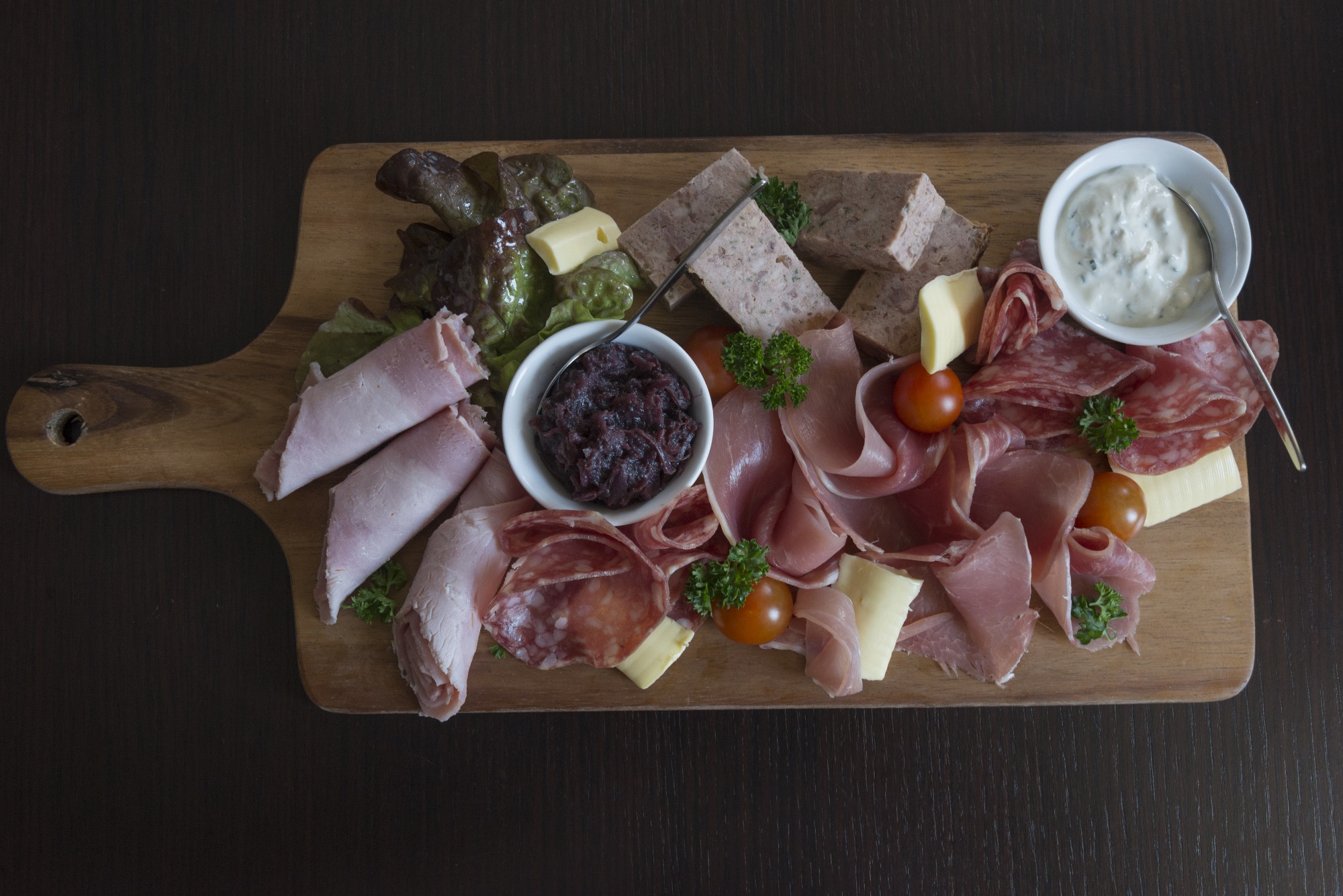 Plateau charcuteries brunch