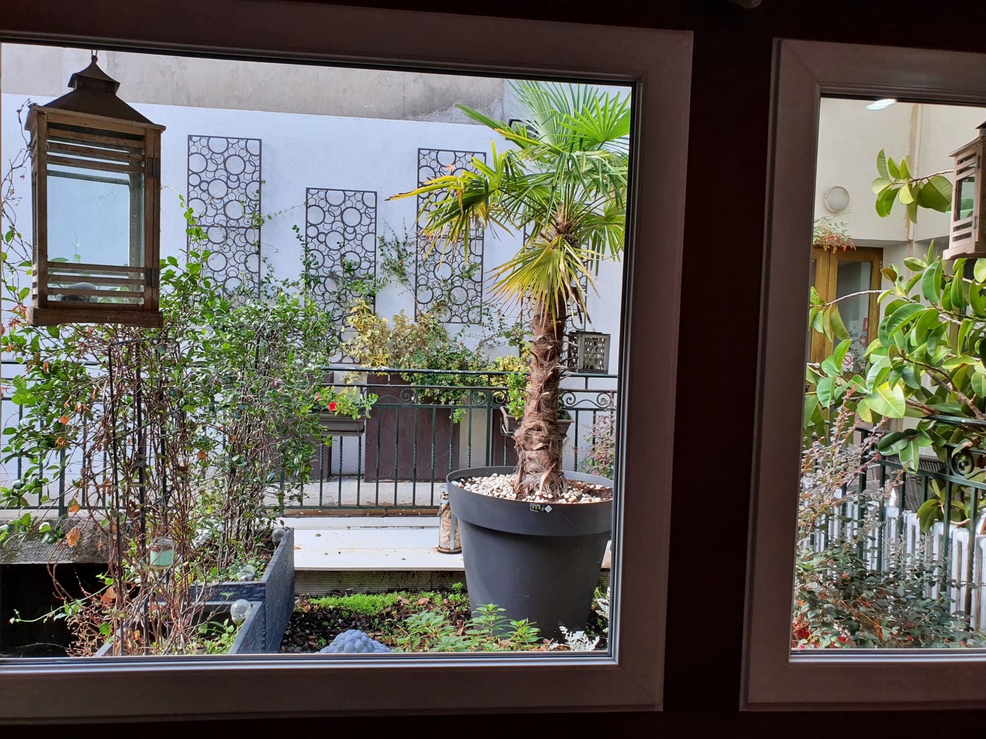 vue sur patio