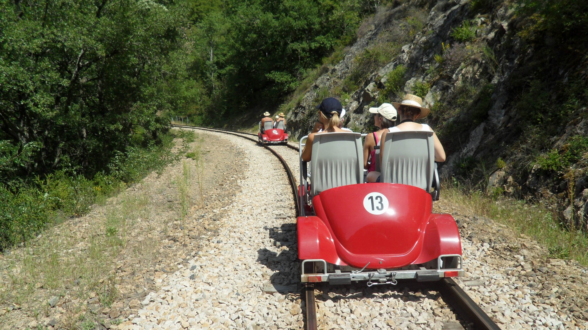 Le Vélorail au départ de Boucieu