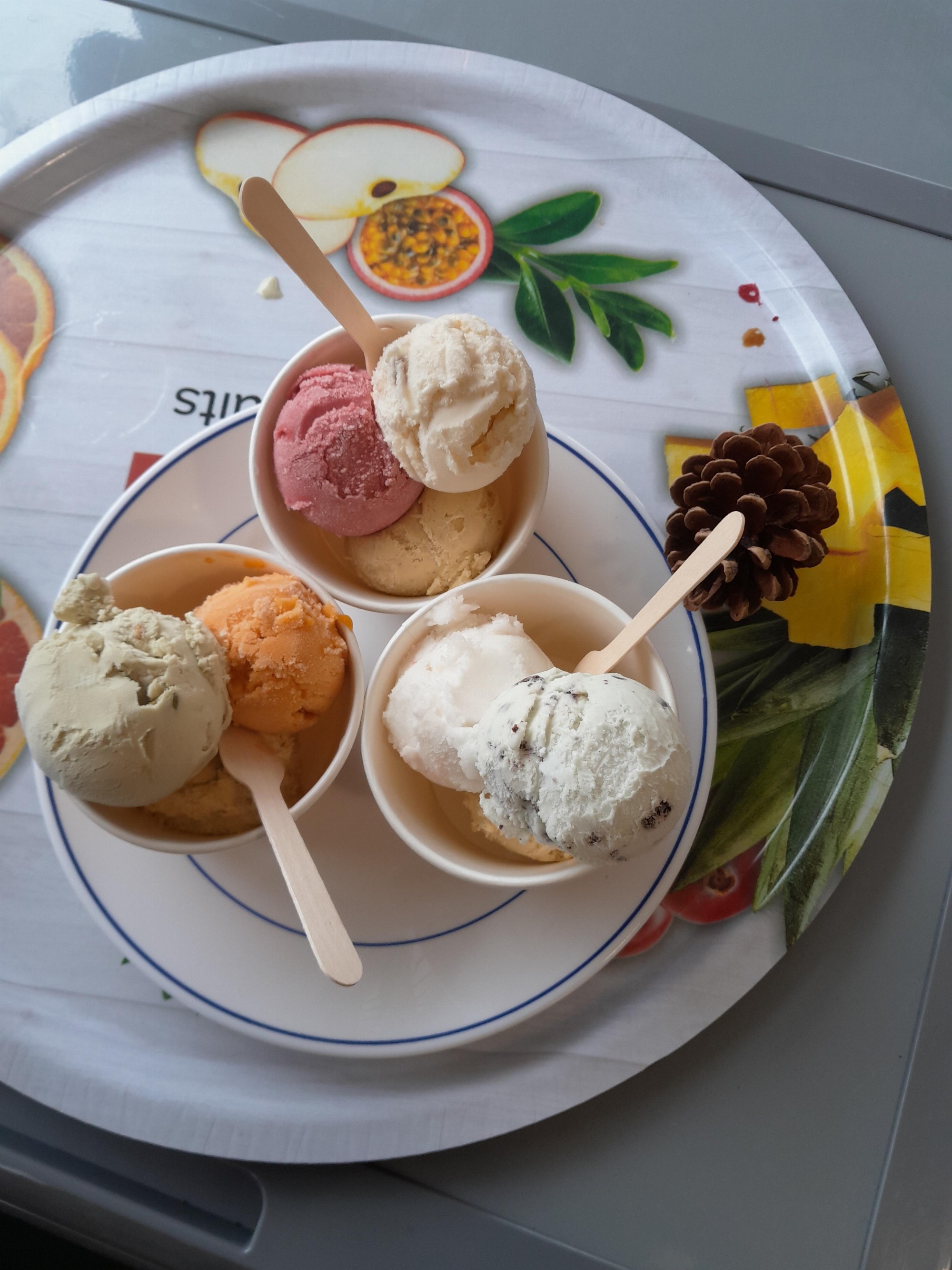 Service de glaces