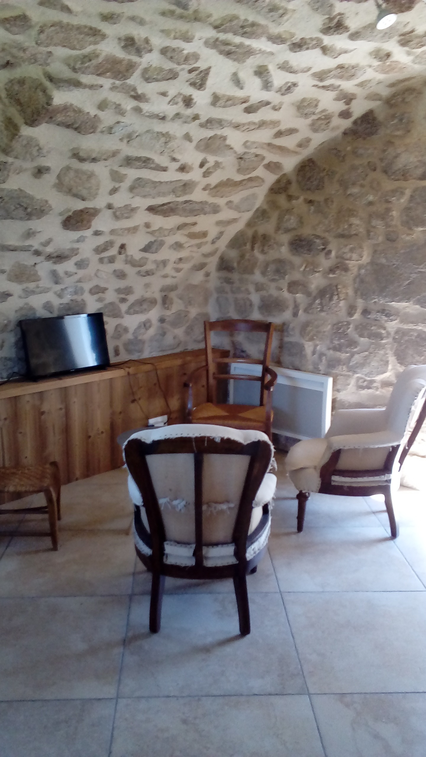 Gîte: pièce à vivre