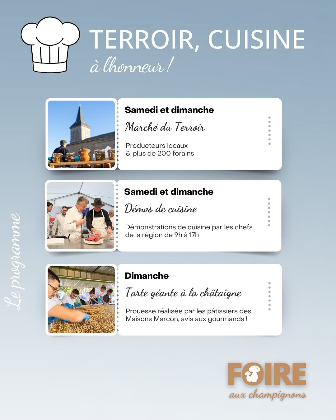 Foire des champignons -L'Automnal gourmand_Saint-Bonnet-le-Froid