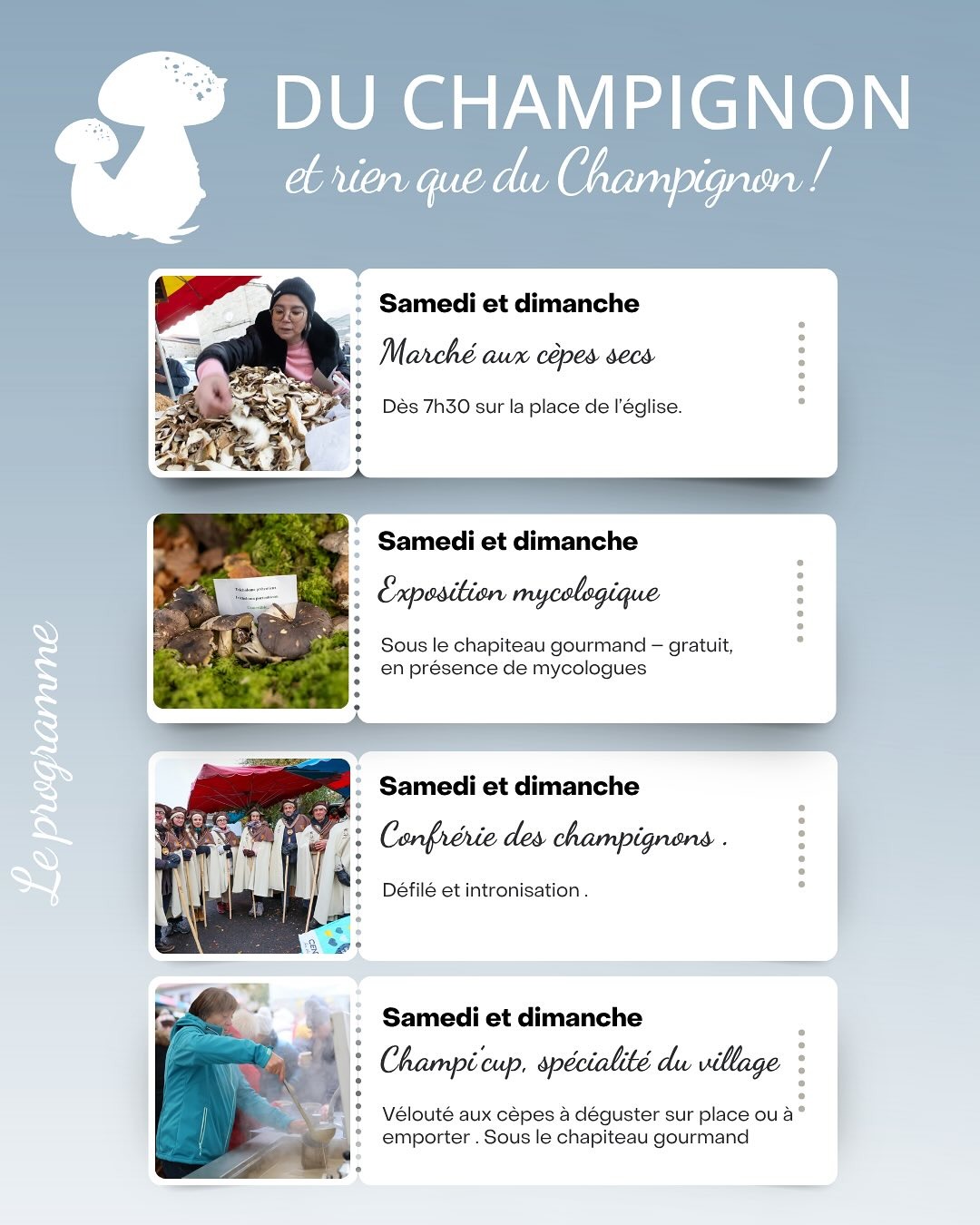 Foire des champignons -L'Automnal gourmand_Saint-Bonnet-le-Froid