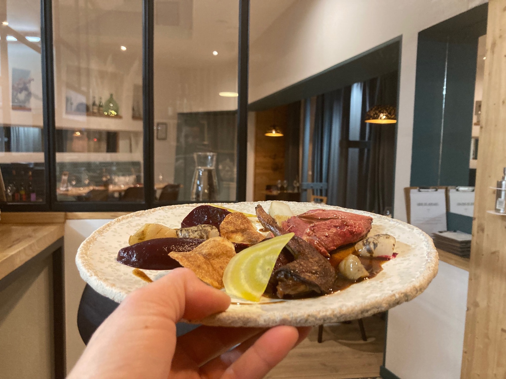 menu de noel pigeon d'Aymeric Archer de Villevocance