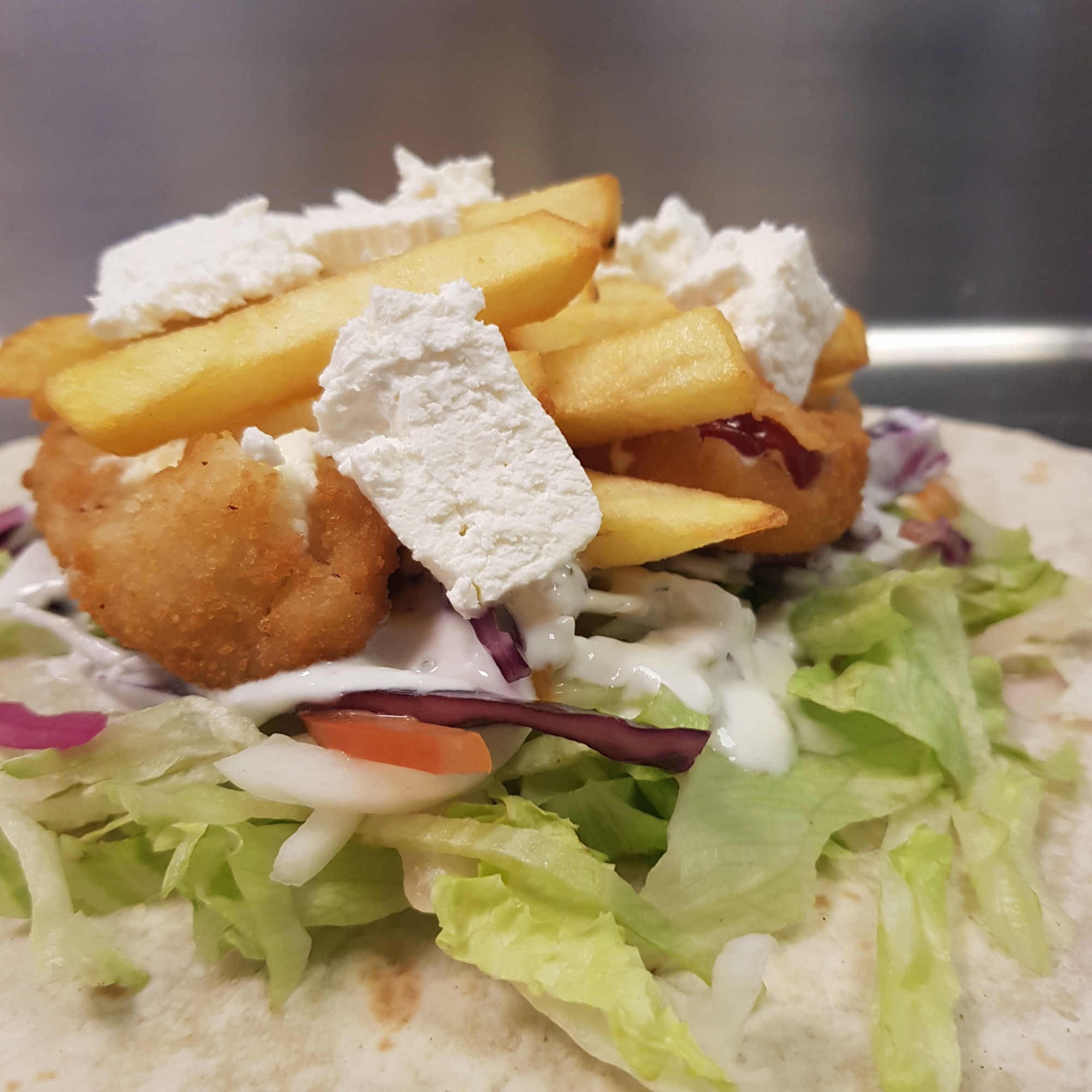 Choix de sandwich Wrap burger Végétarien