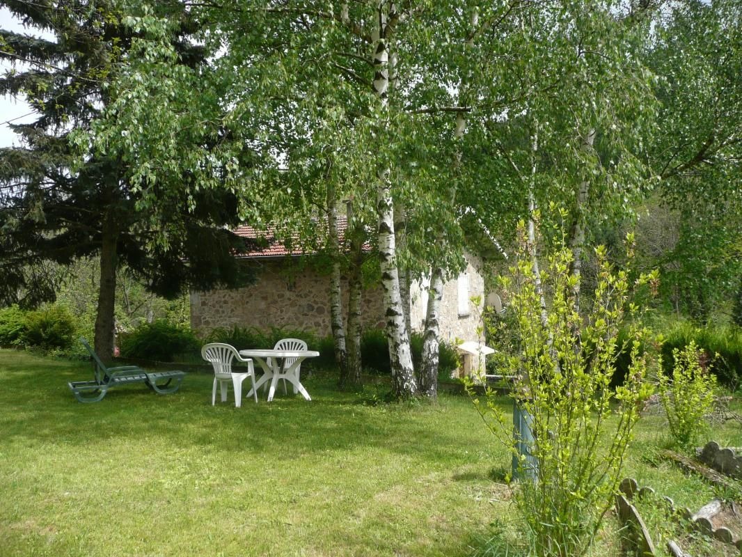 Jardin privatif en été