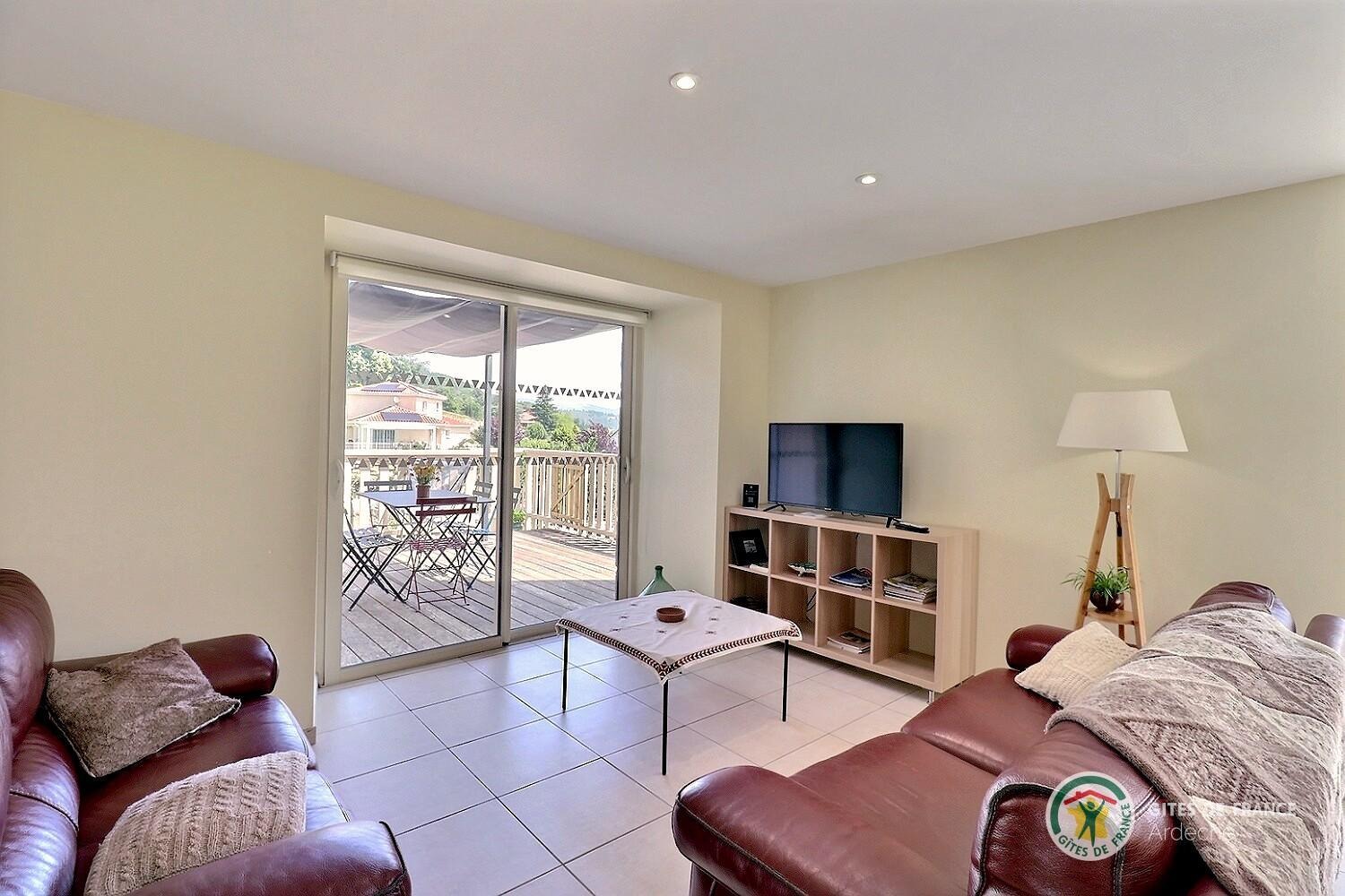 Coin salon dans le séjour