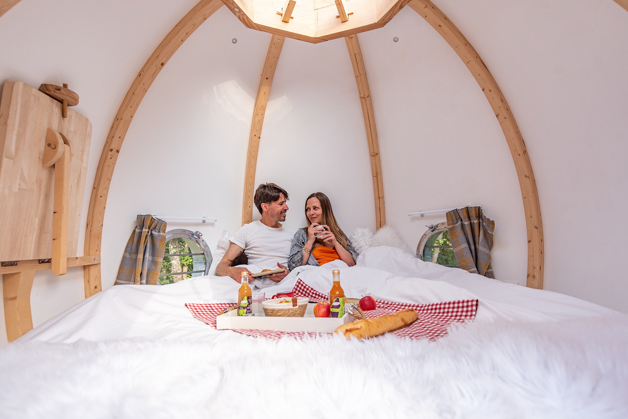 Cabane Love nid safari de Peaugres