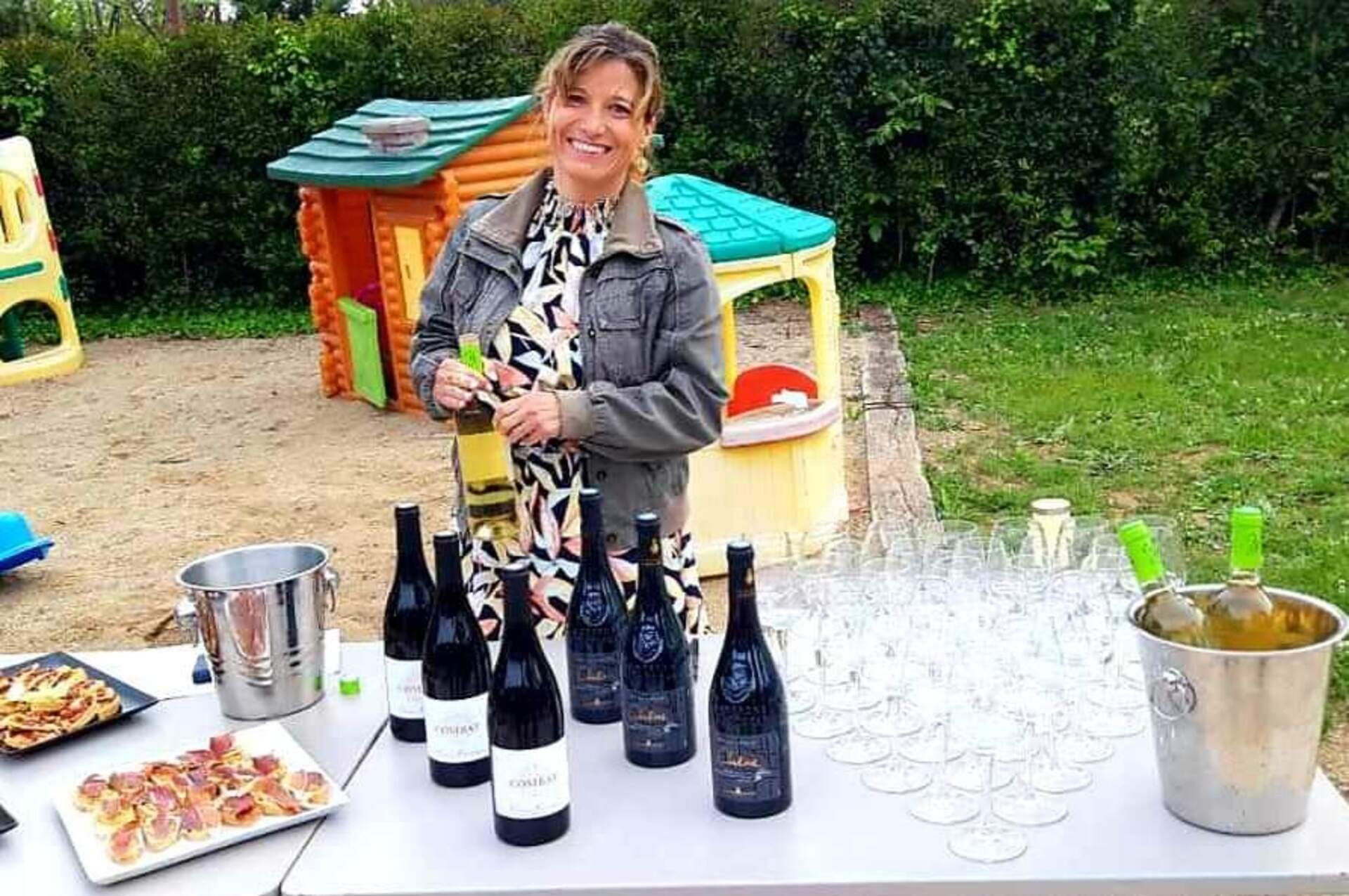Dégustation de vins et produits locaux