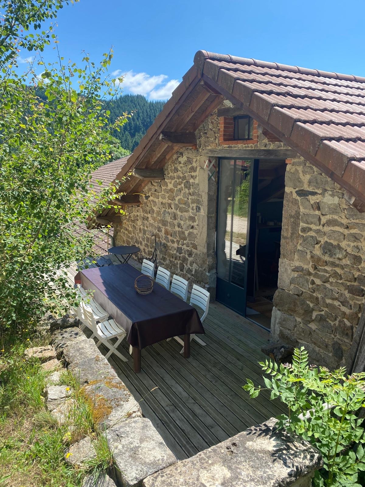 Grand gîte - terrasse