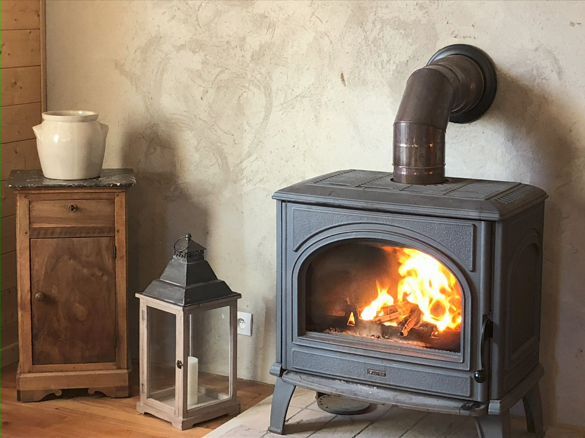 Petit gîte - poêle