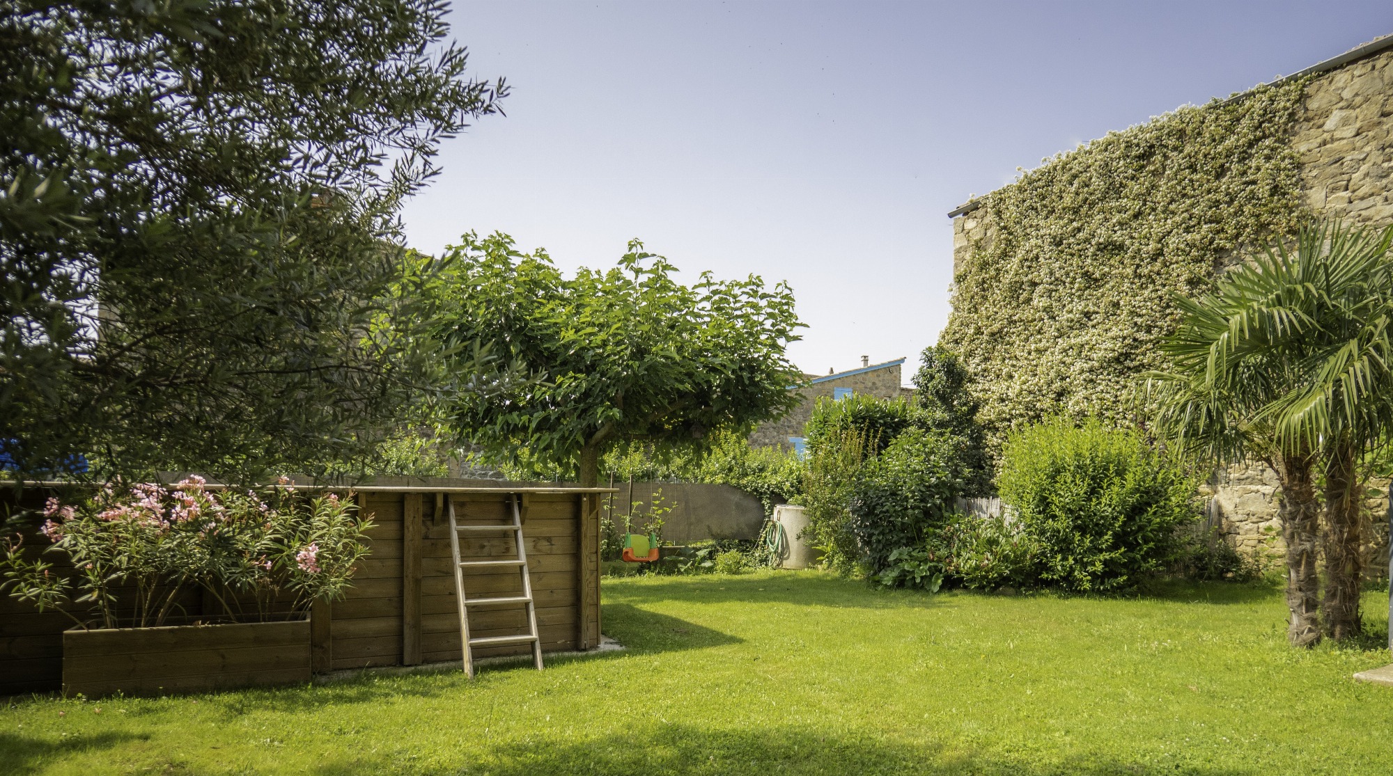 piscine et jardin partage