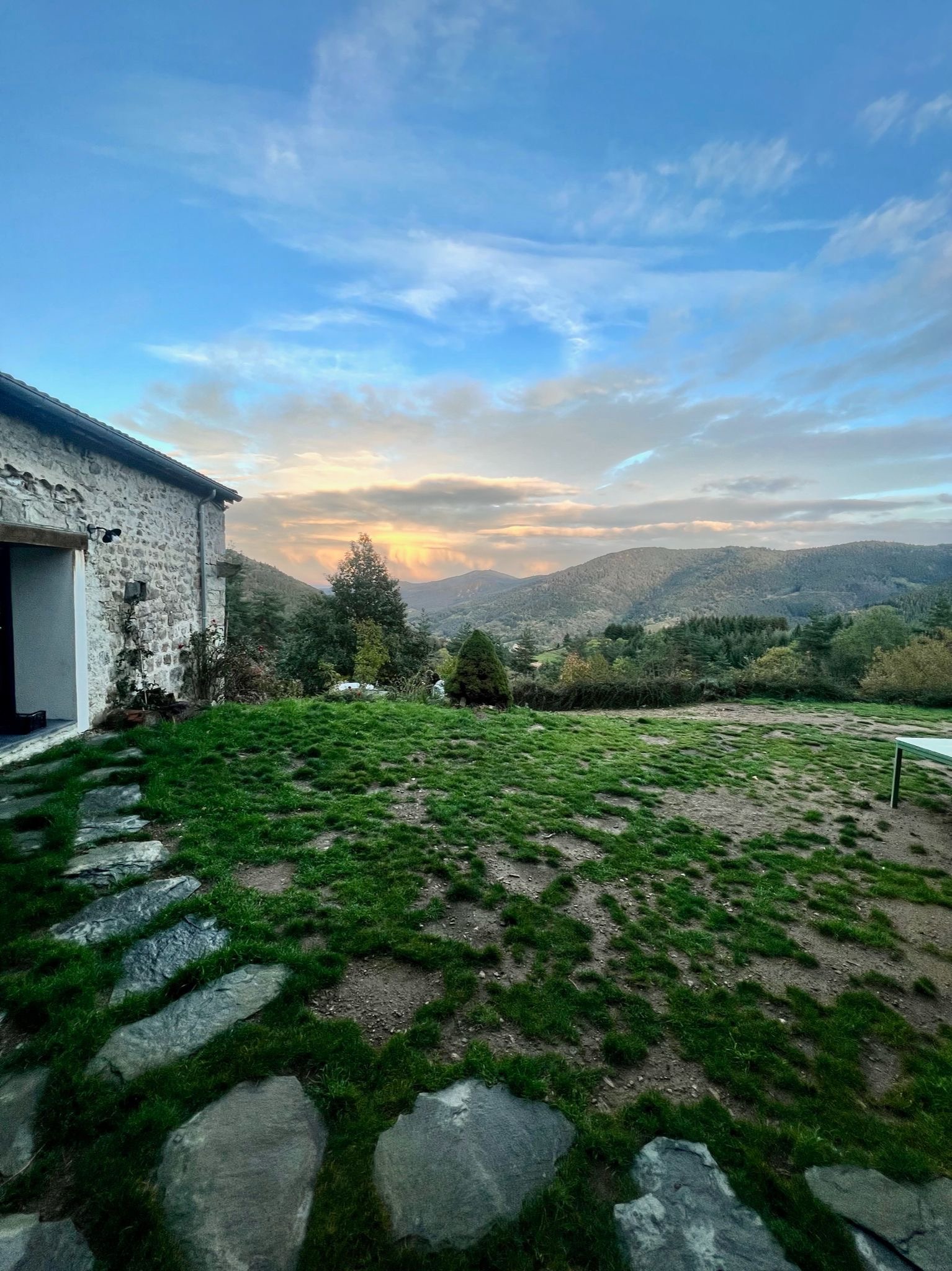 Magnifique vue sur les Alpes