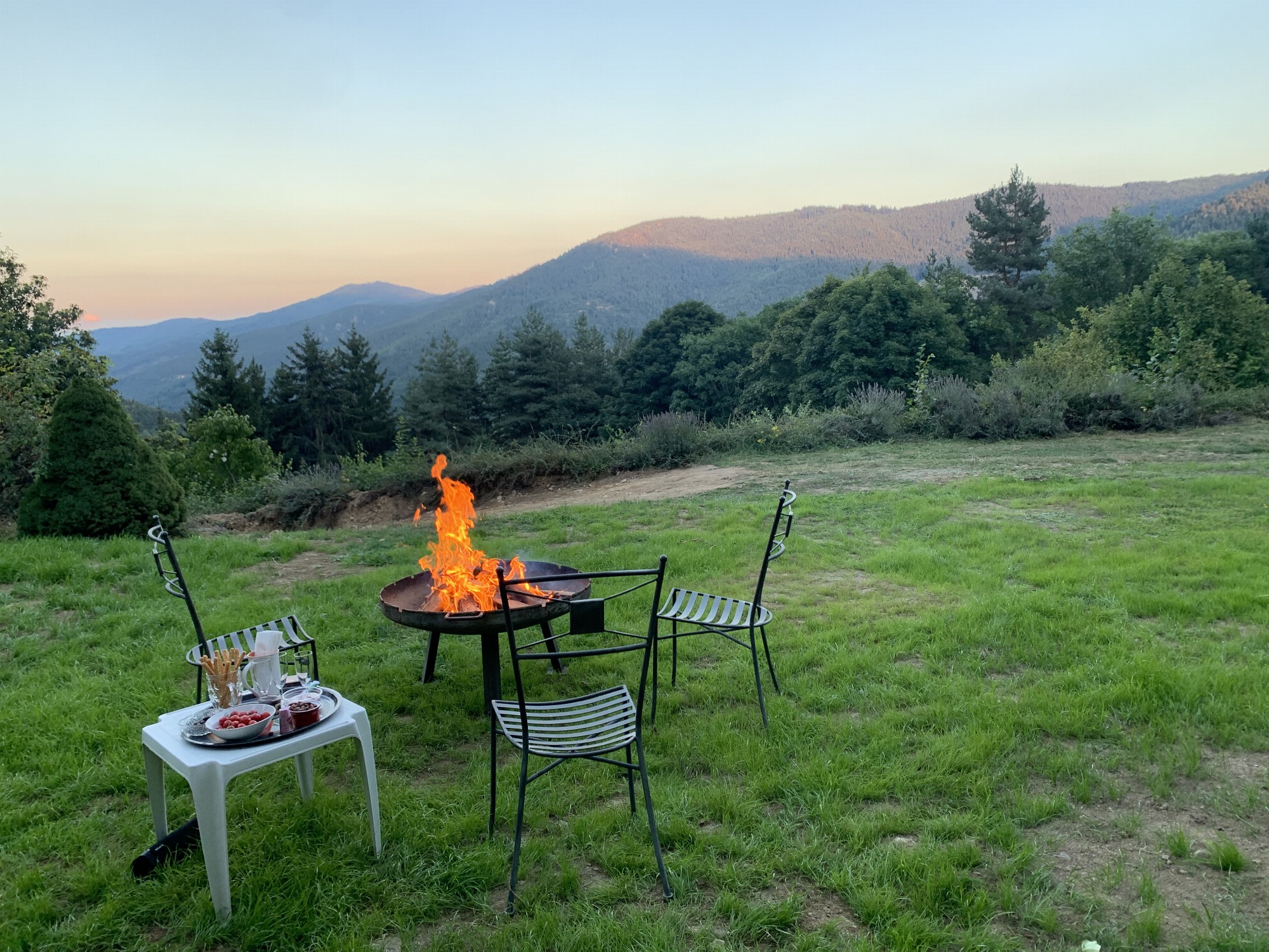 Brasero pour la convivialité