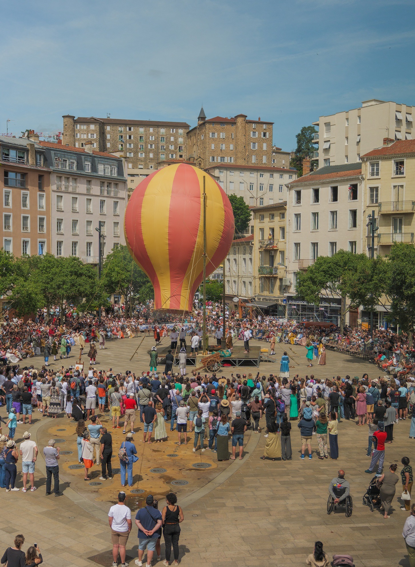 Reconstitution historique du Premier Envol de Montgolfière_Annonay