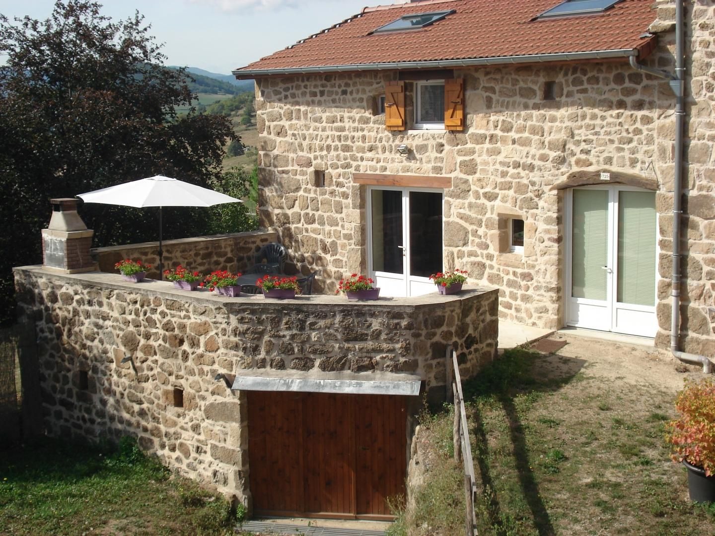 Vue extérieure du gîte