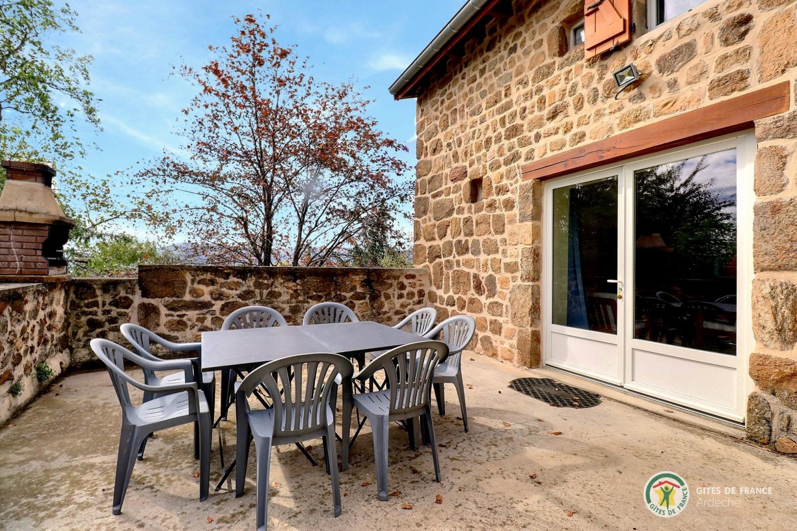 Terrasse du gîte