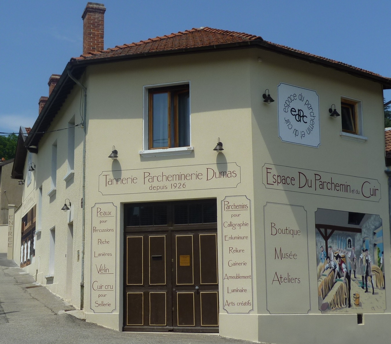 Espace Musée du Parchemin extérieur