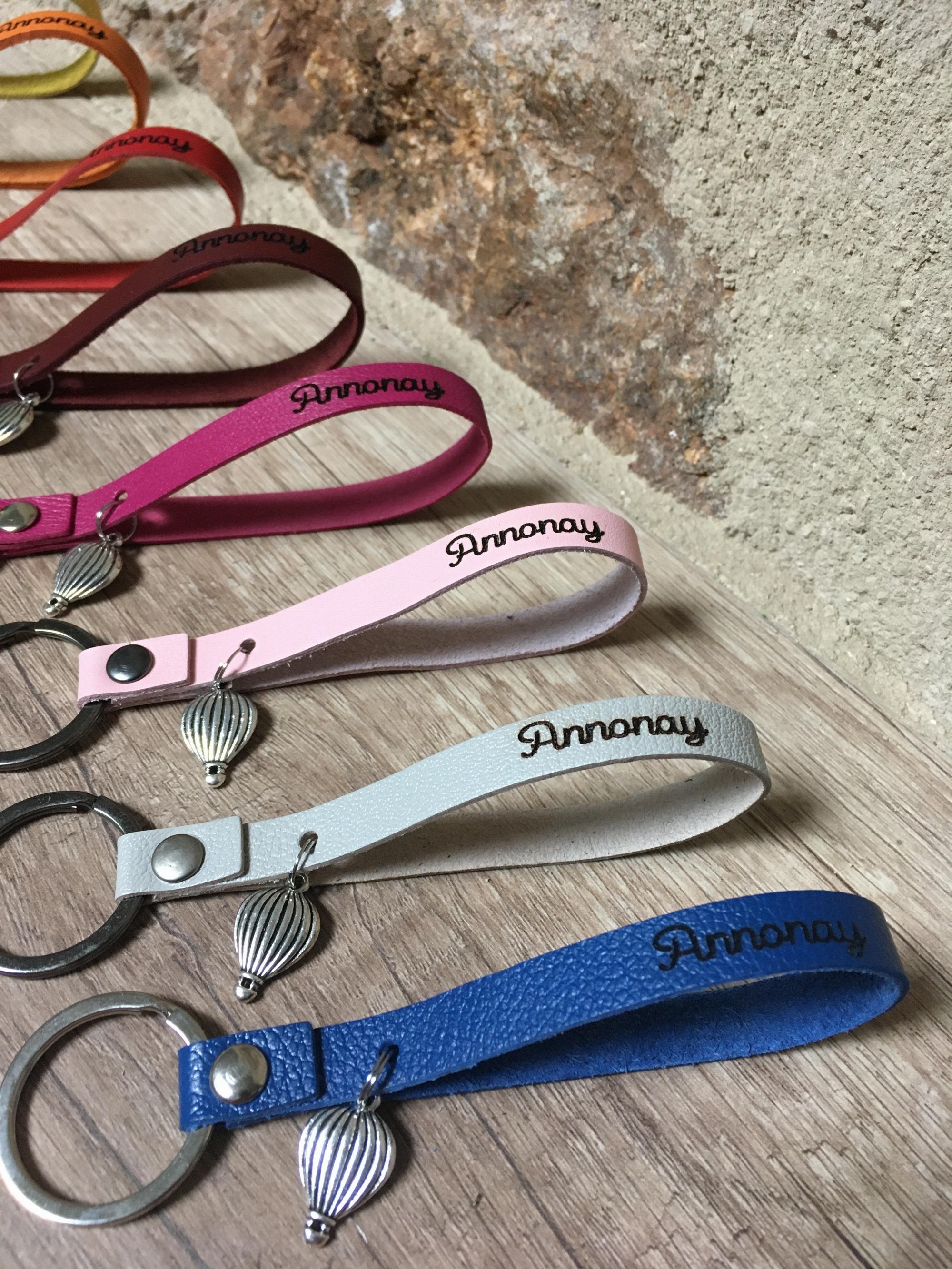 Porte-clés « Annonay & montgolfière »