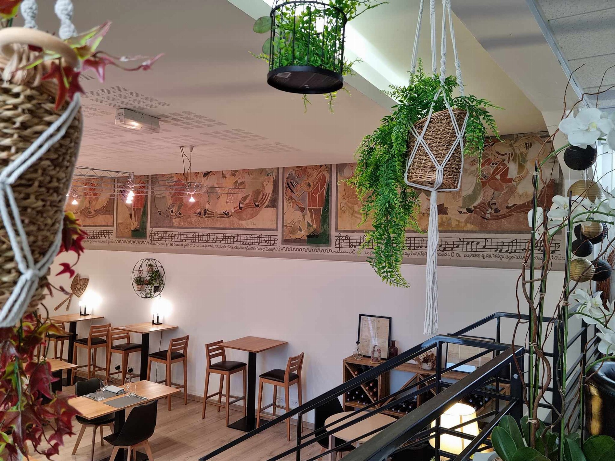 salle bistrot vue mezzanine