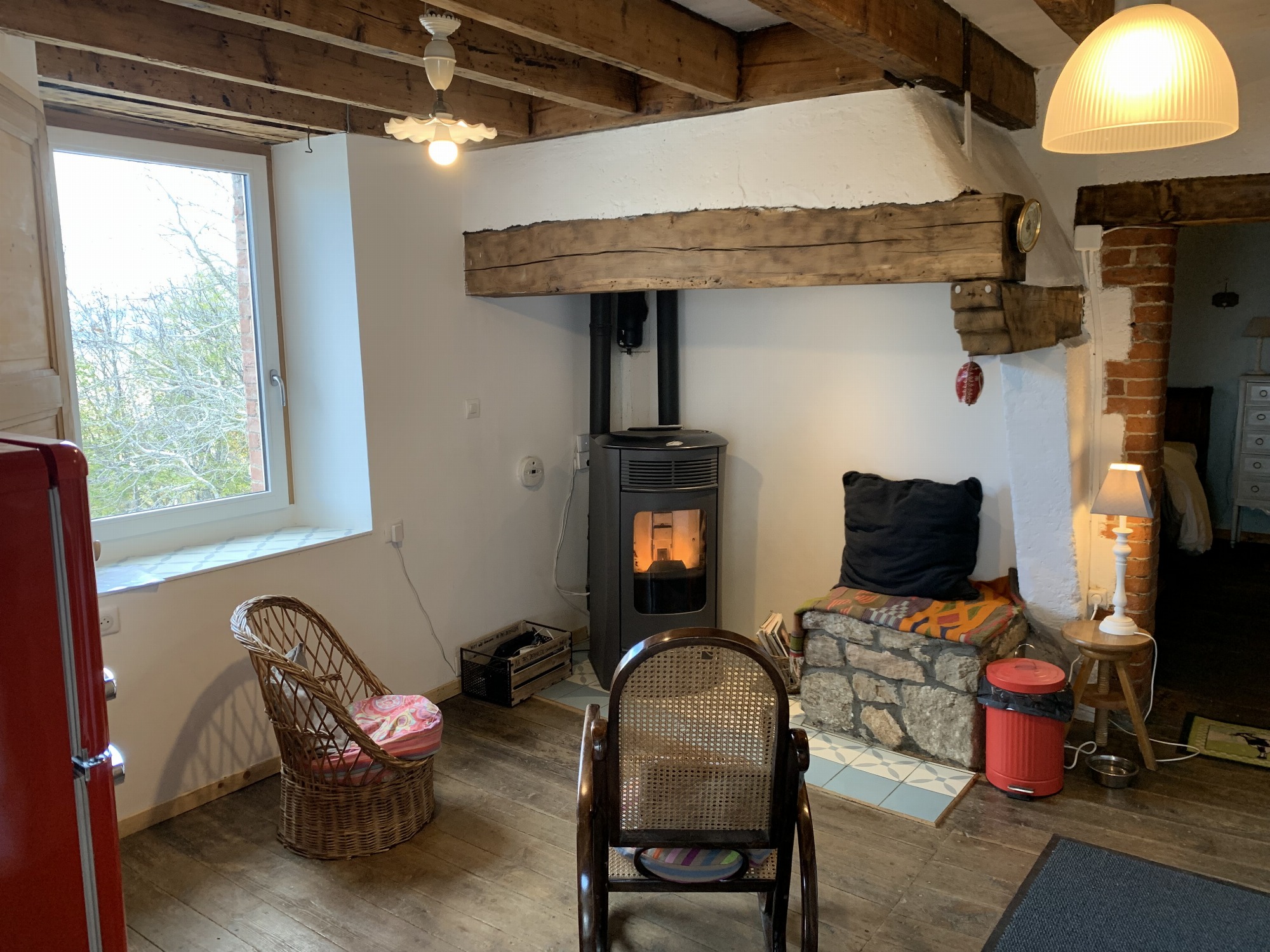 L’entrée de la vieille maison