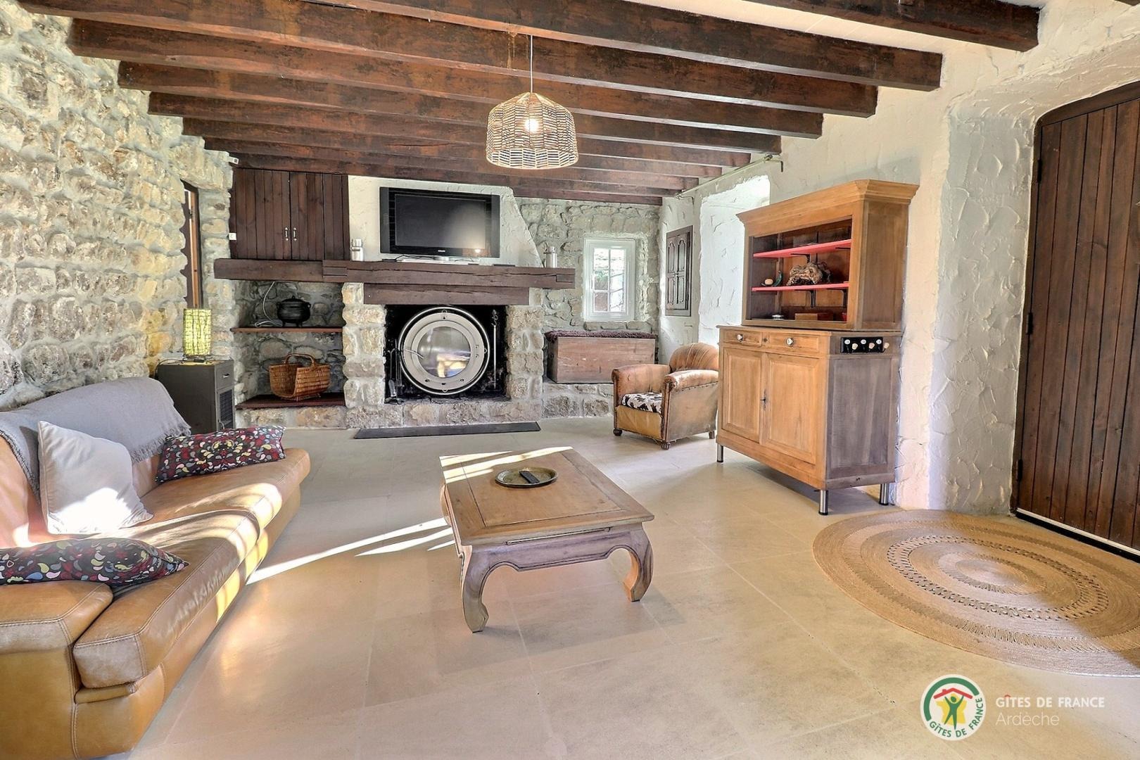 Coin salon dans le séjour