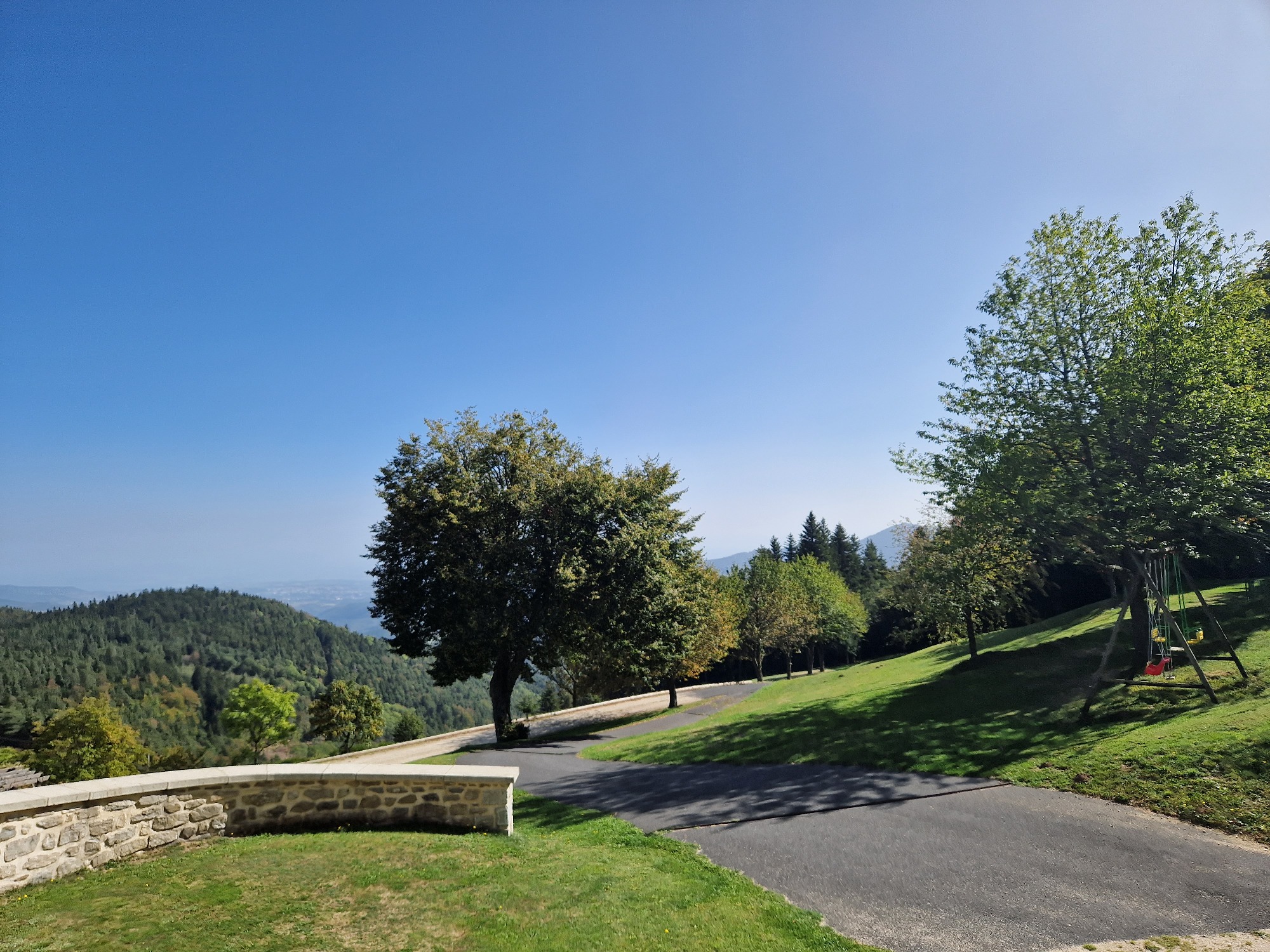 Au petit Pignat : Vue de la terrasse
