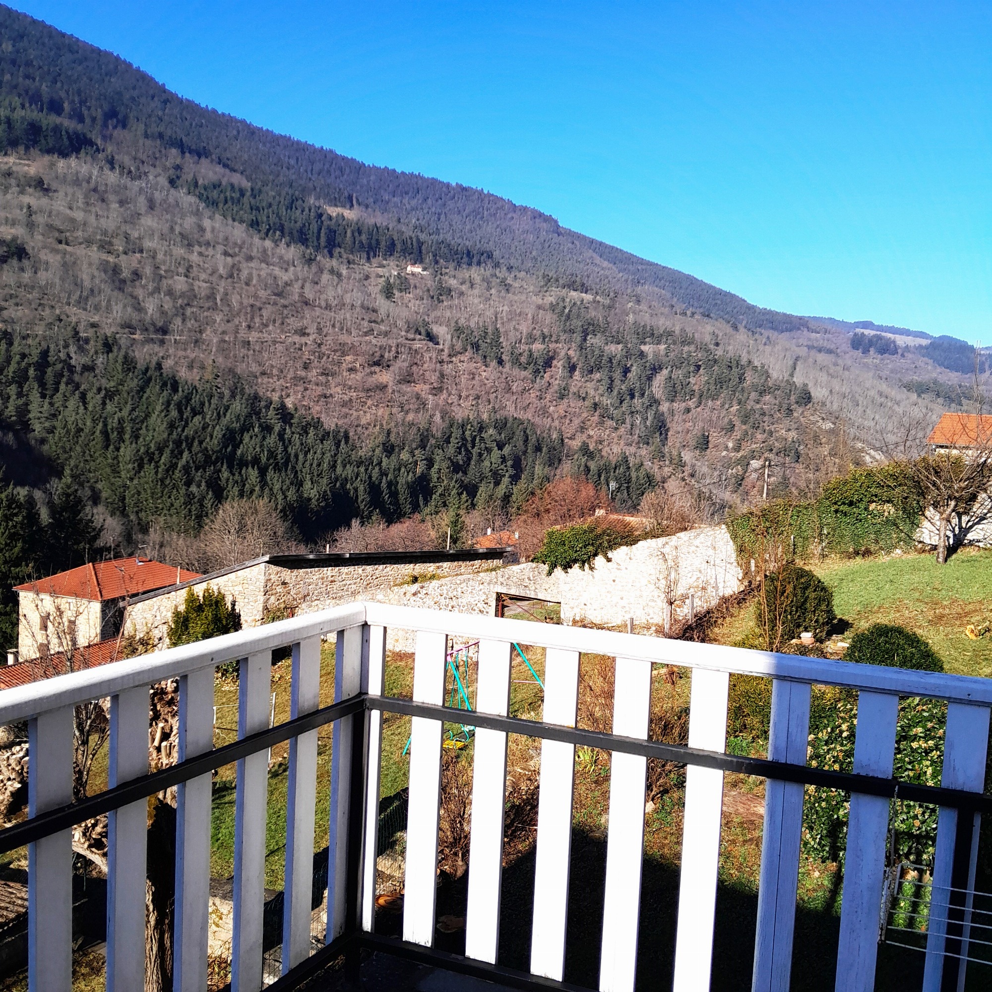 vue du balcon privatif