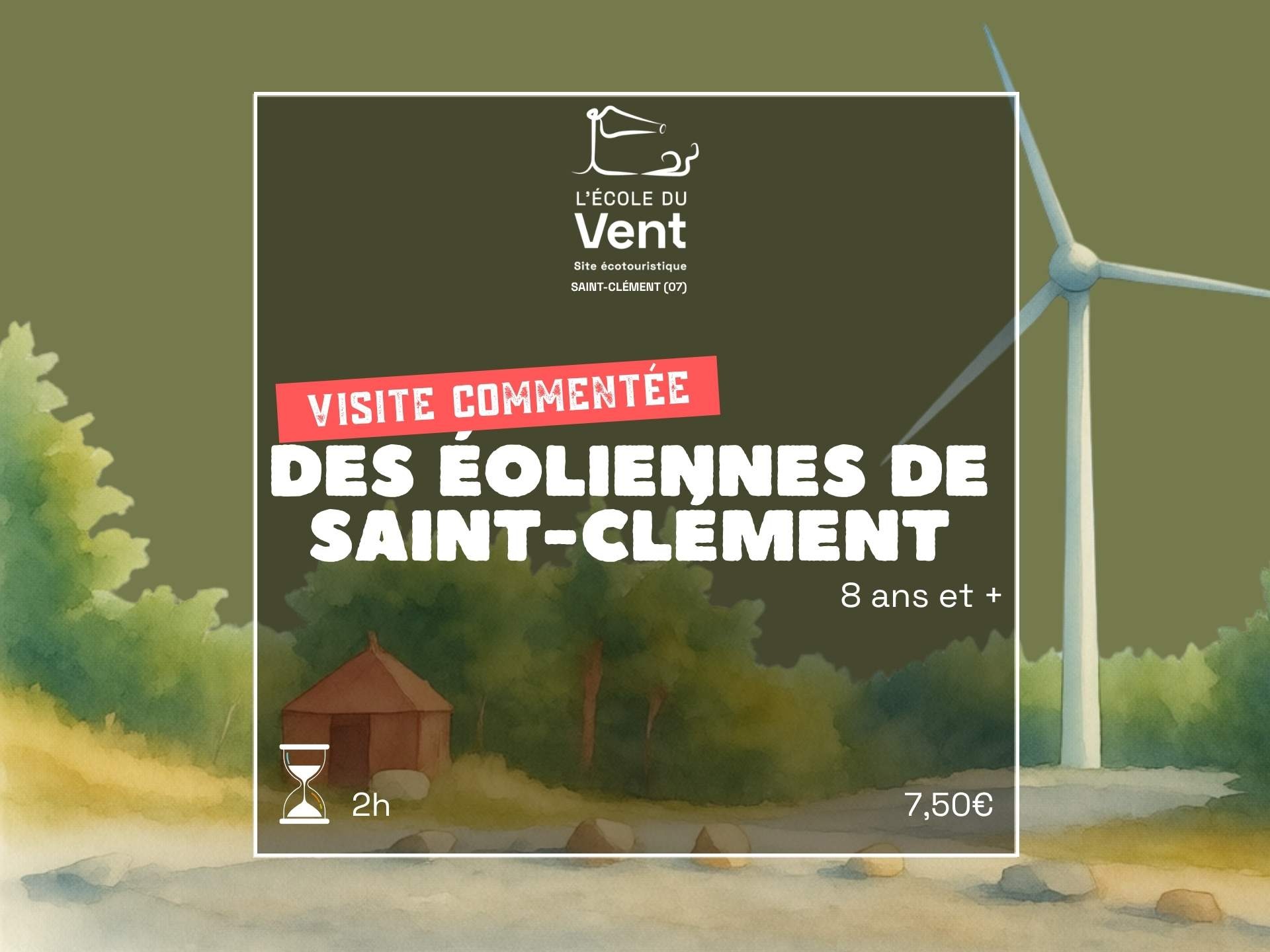 Visite commentée des éoliennes de Saint-Clément