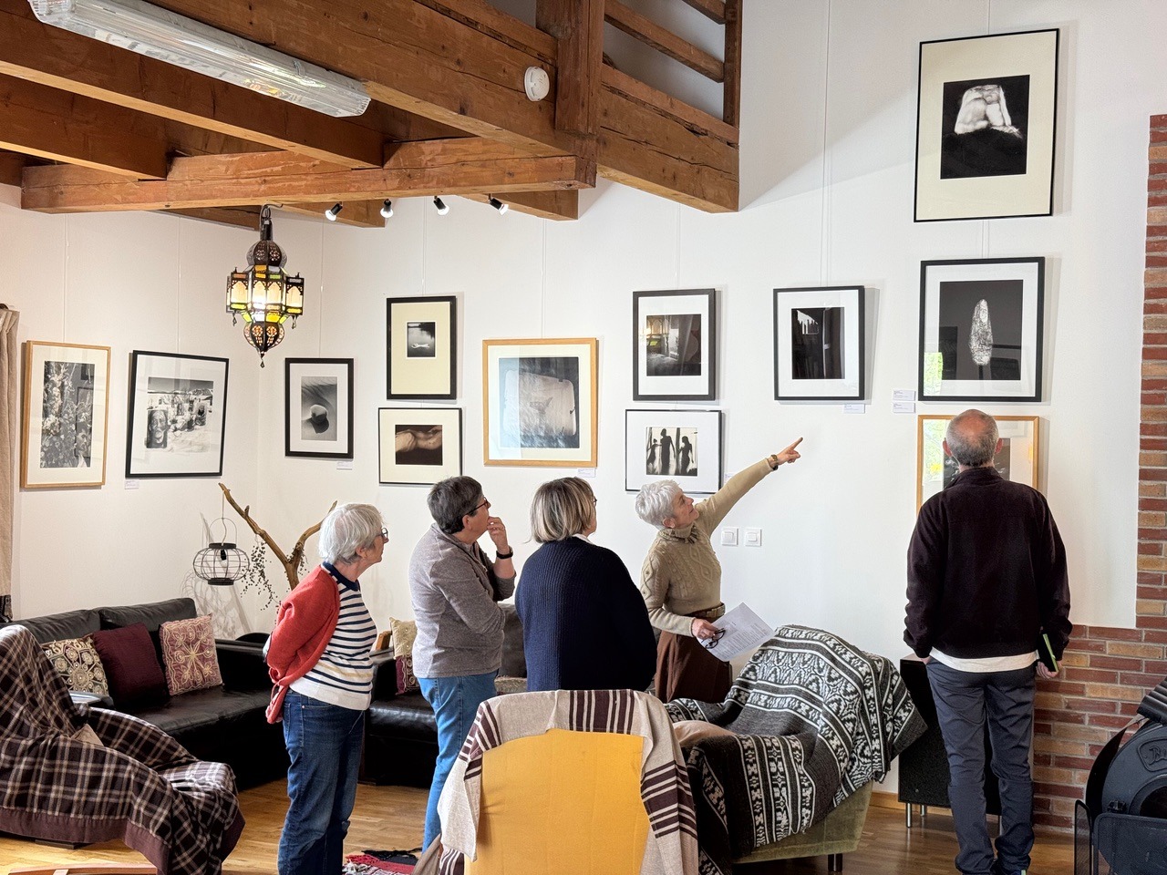 visite guidée d'une exposition