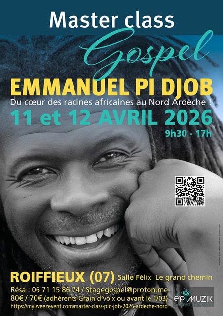 Master Class Gospel - Emmanuel Pi Djob_Roiffieux