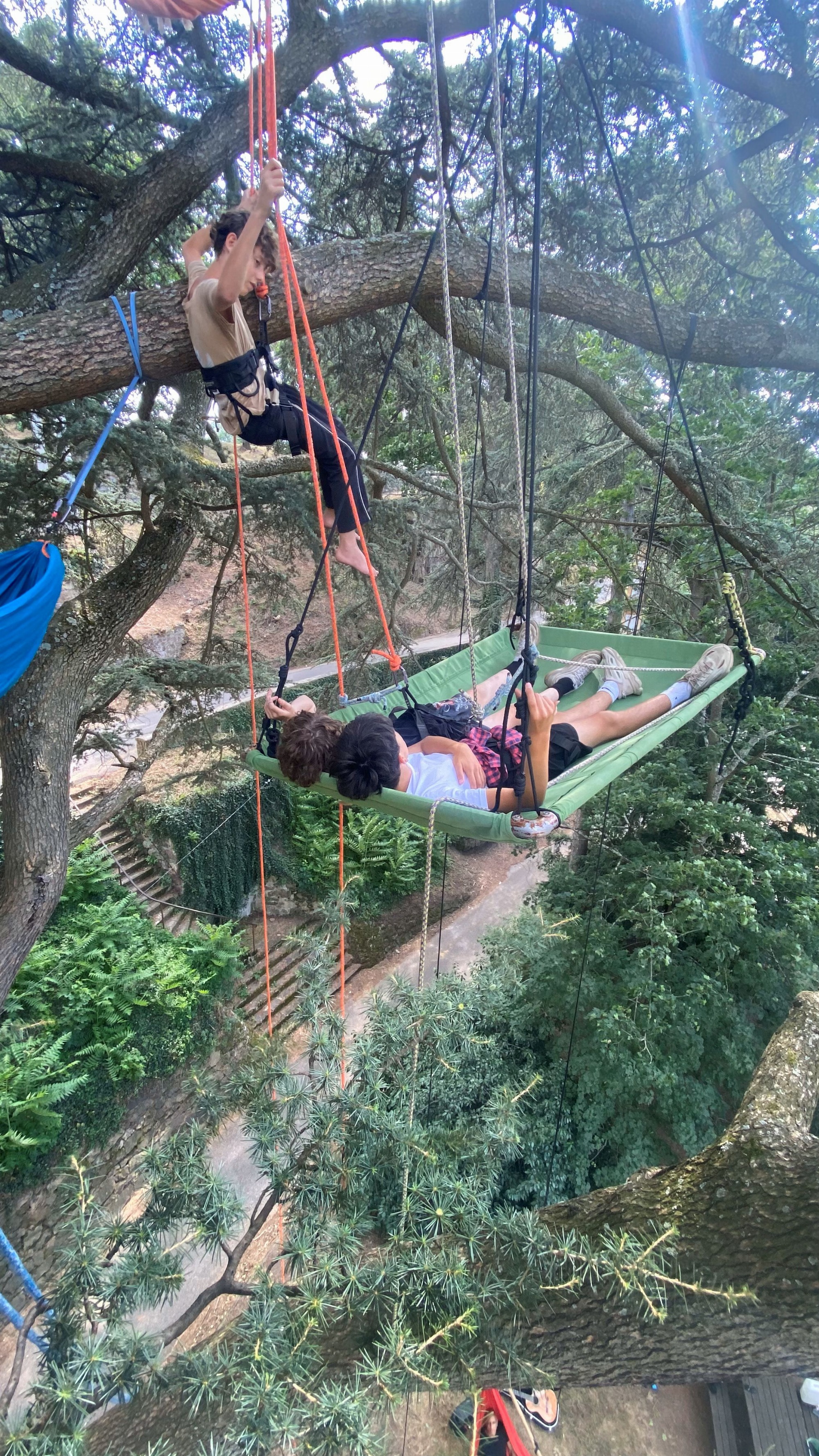 Sieste ou bivouac perché