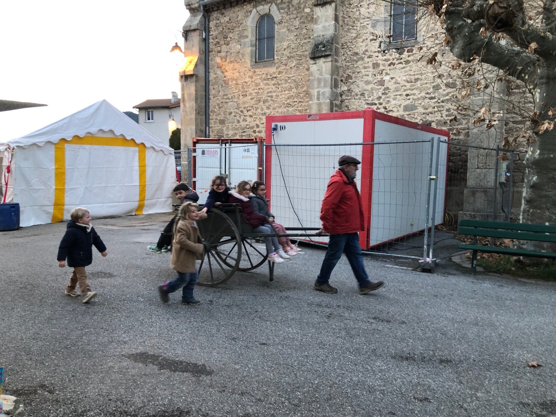 Tour de char à bras