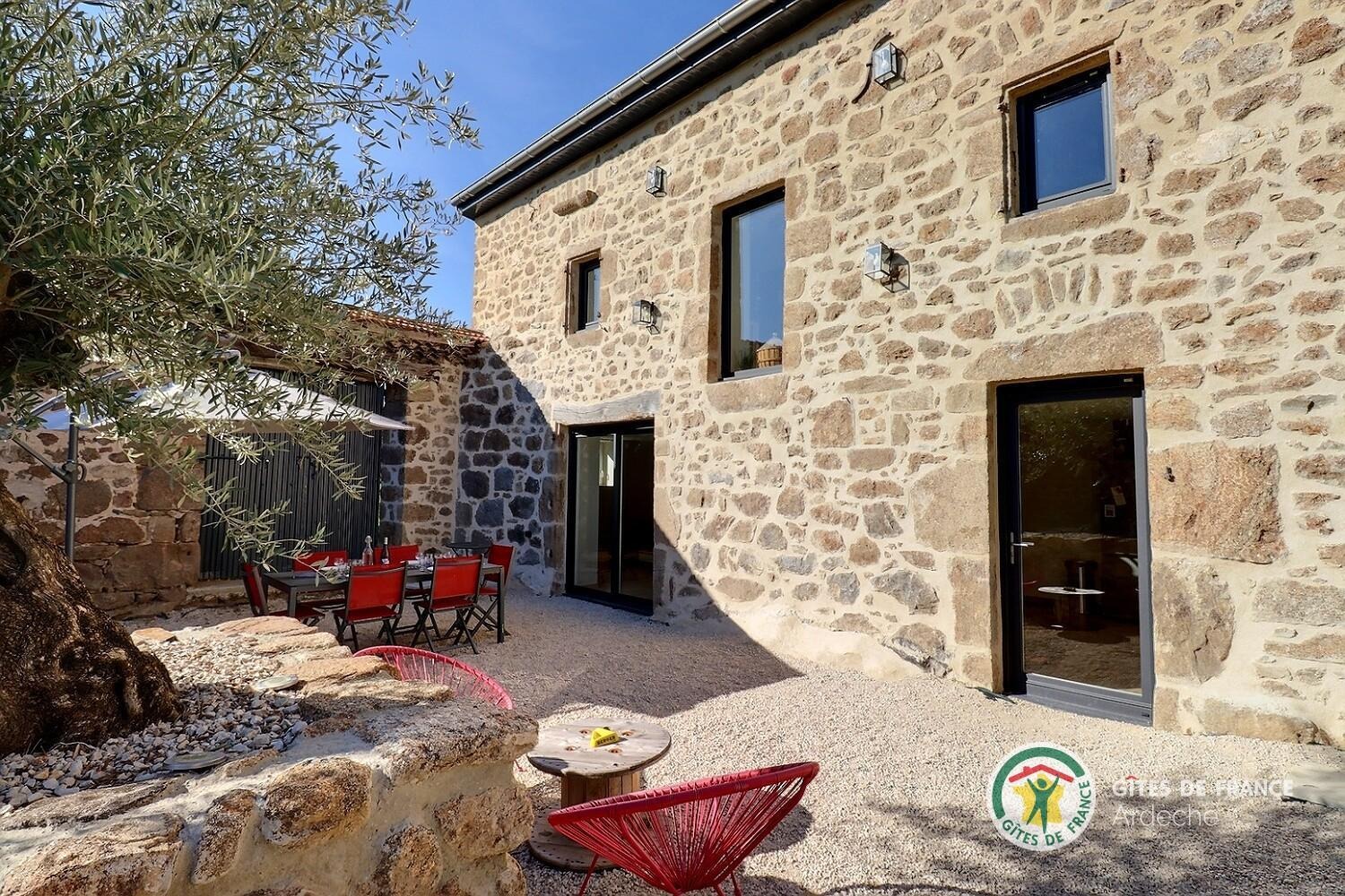 La terrasse du gîte