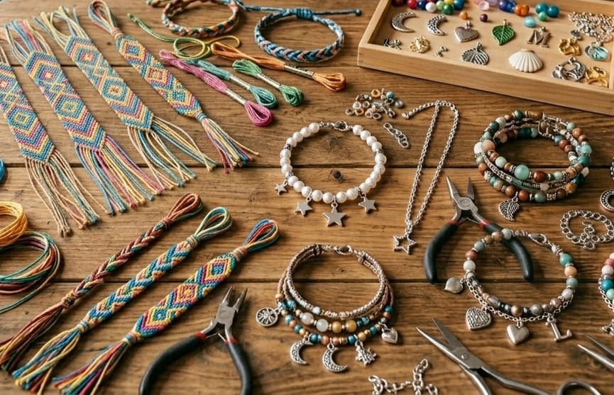 Atelier créatif bracelets et charms d'été_Riotord