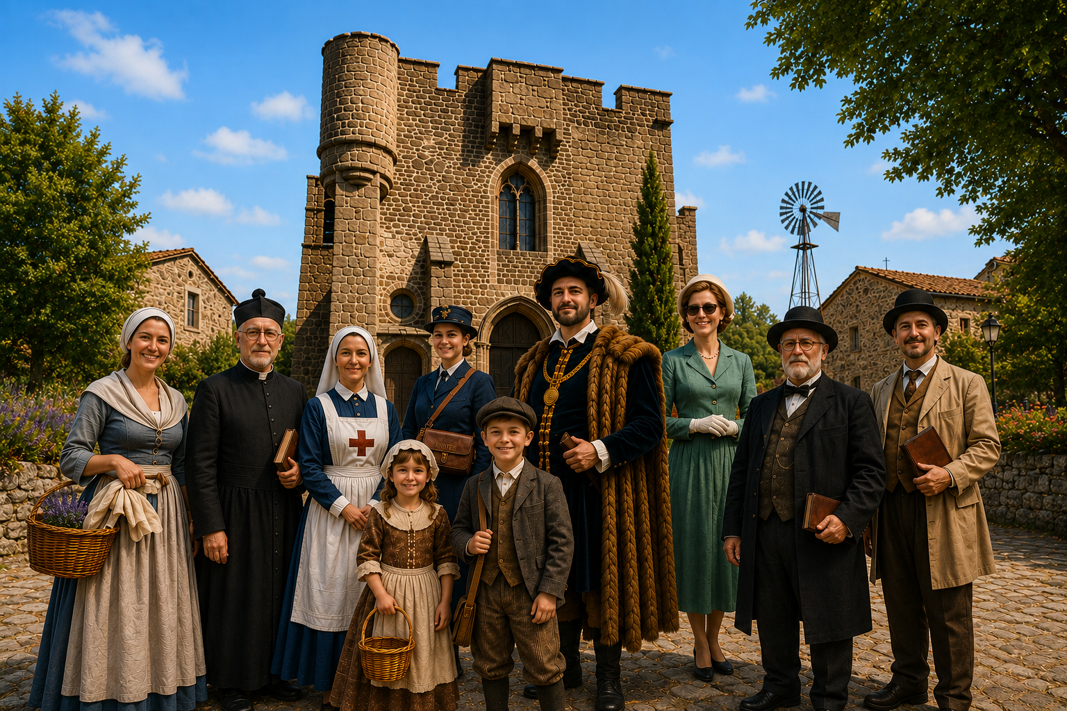 Visite théâtralisée du village_Quintenas