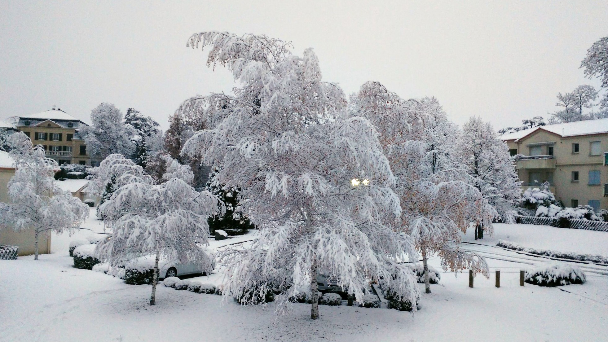 neige à Annonay