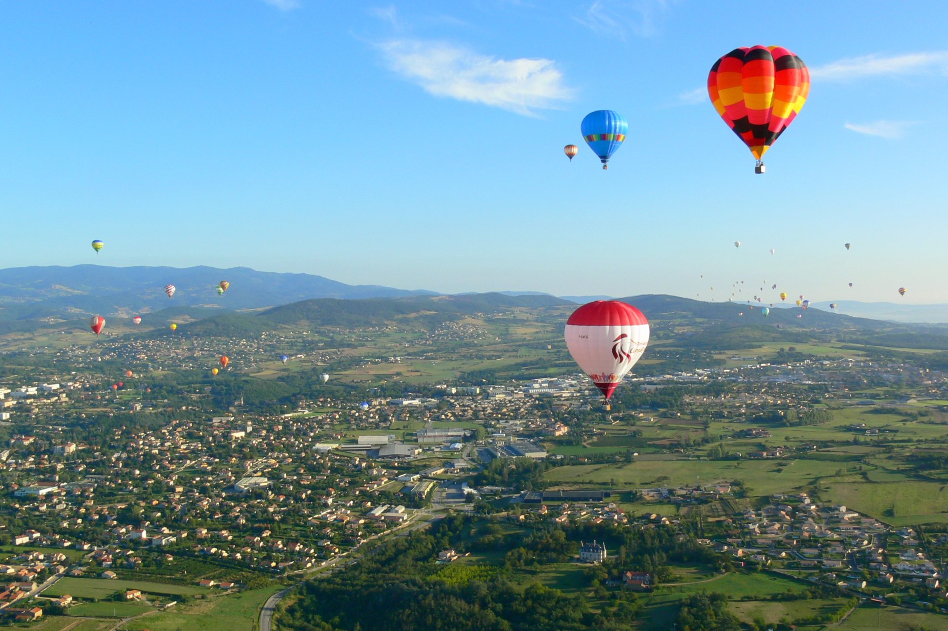 annonay hot air balloon festival ardeche