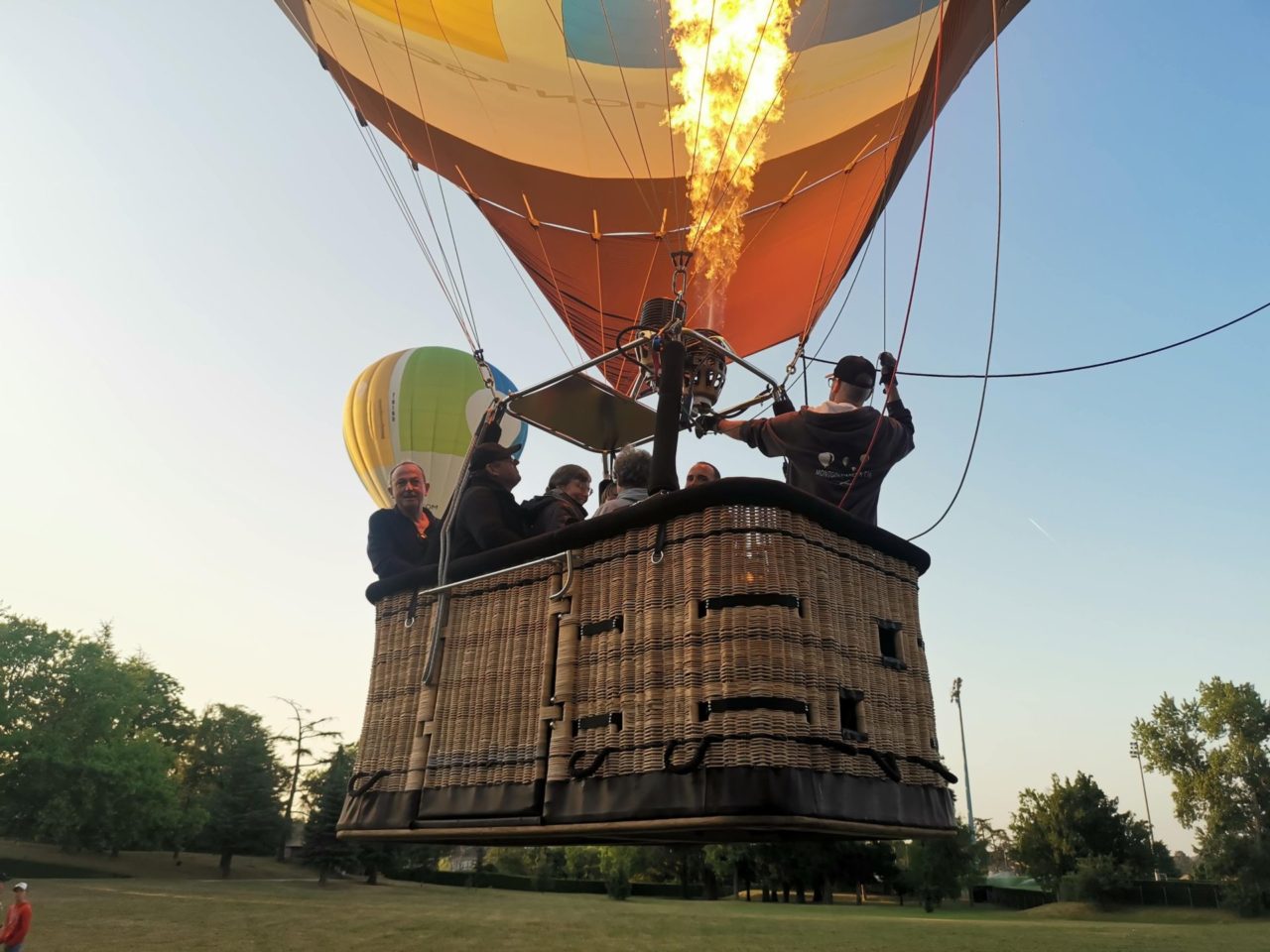 annonay hot air balloon party